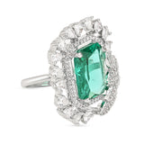 Niya Green CZ Ring