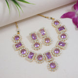 Tanushree Purple Necklace Set