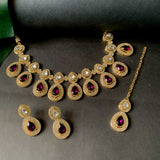 Hamsika Wine Choker Set