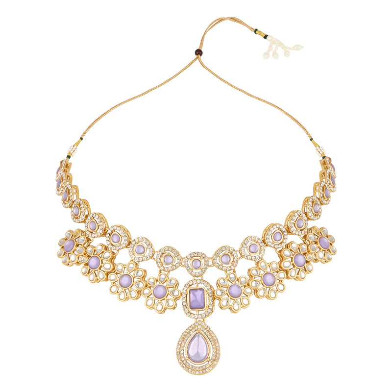 Sudiksha Purple Necklace set