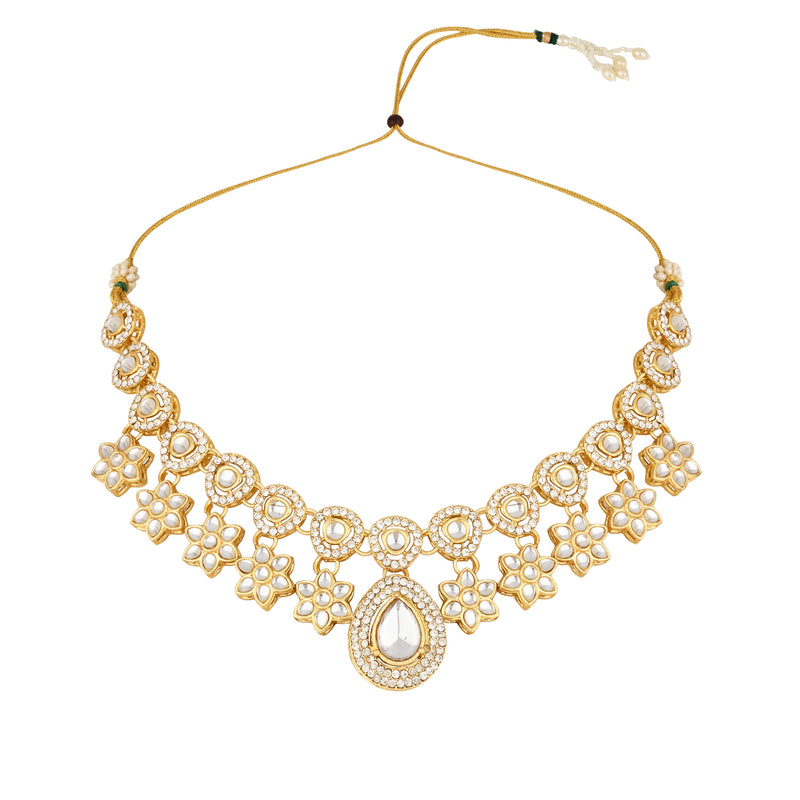 Vansha White Necklace set