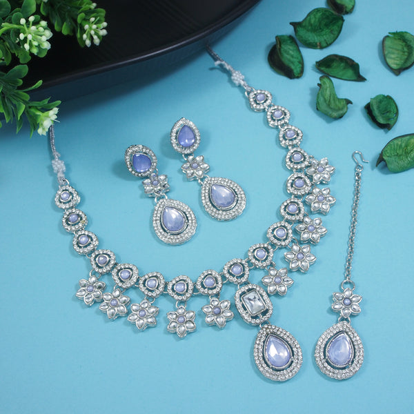 Vansha Silver Necklace set