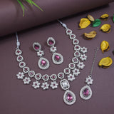 Vansha Silver Wine Necklace set