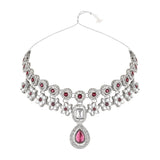 Vansha Silver Wine Necklace set