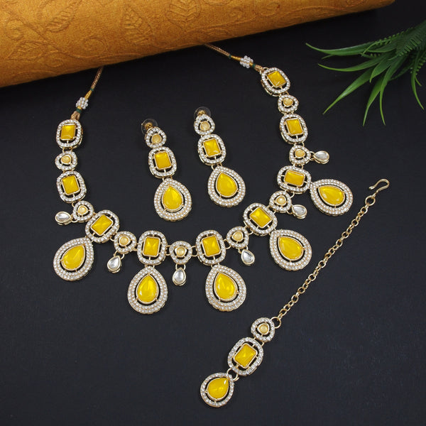 Bhumi Yellow Necklace set