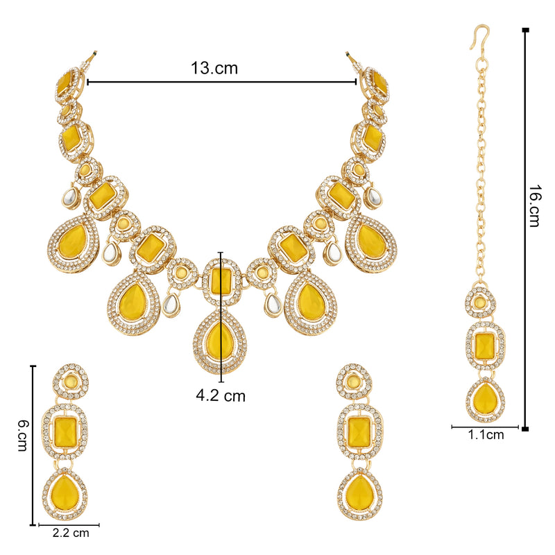 Bhumi Yellow Necklace set