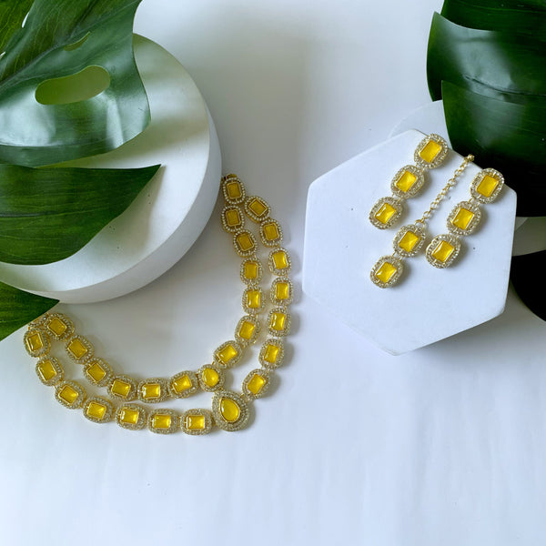 Victorian 14k Yellow Gold Necklace Earrings Bracelet Set Citrine Seed Pearl  | All Jewelry | Nadine Krakov Collection