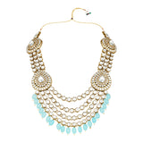 Pratima Turquoise Necklace Set