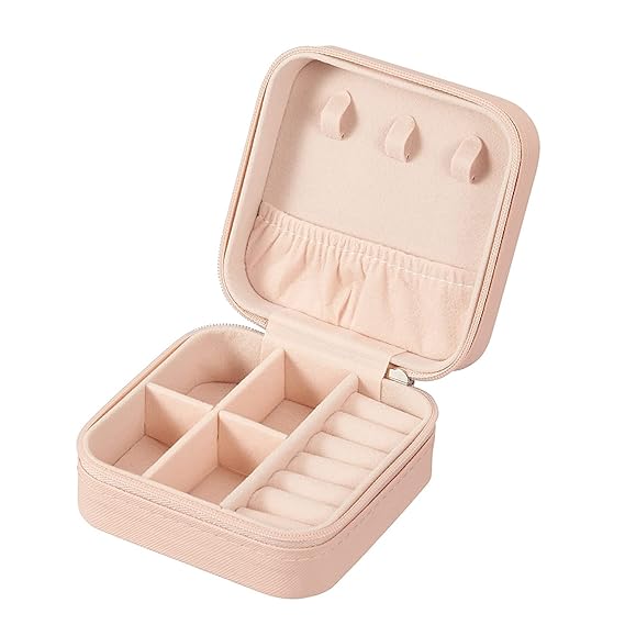 Portable Peach Jewellery Organiser