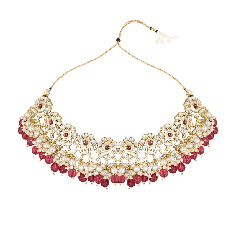 'ANAYRA' Wine Necklace Set