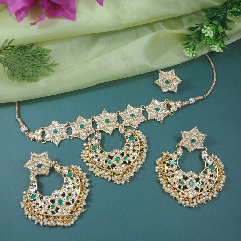 Devina Green Jewellery set