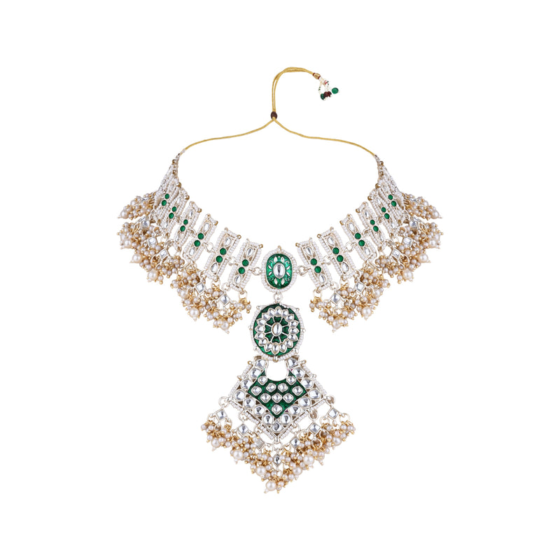 Shaniya Green Jewellery set