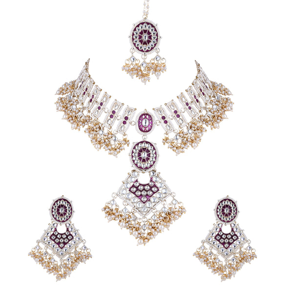 Shaniya Wine Jewellery set