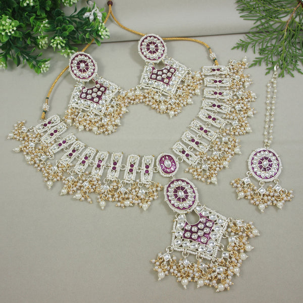 Shaniya Wine Jewellery set