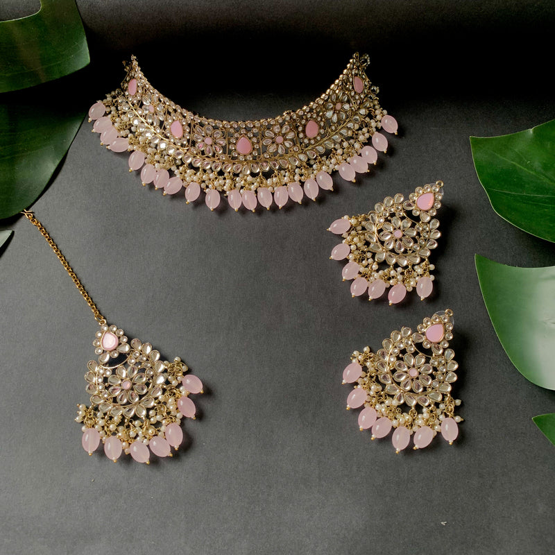 Sanusha Pink Choker