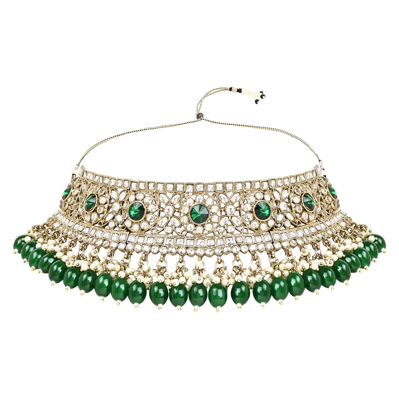 Risha Green Choker