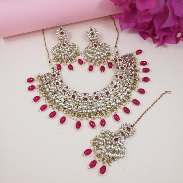 Krishi Pink Choker