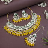 Abhilasha Yellow Choker