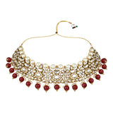 Kajal Maroon Choker Set