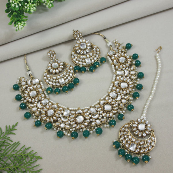 Paromita Green Choker Set