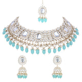 Lavishka Turquoise Choker Set