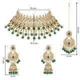 Vinisha Green Choker Set