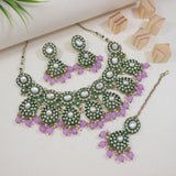 Lavya Purple Necklace Set