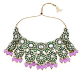 Lavya Purple Necklace Set