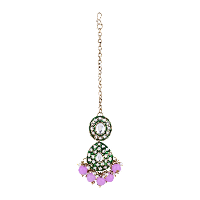 Lavya Purple Necklace Set