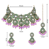 Lavya Purple Necklace Set