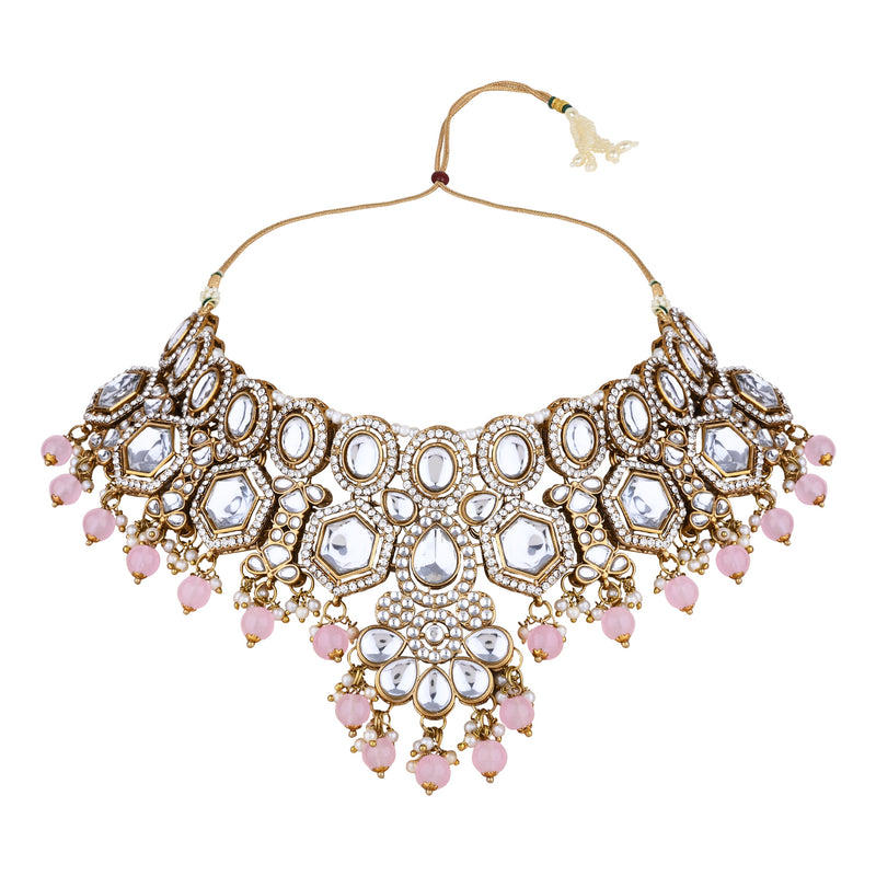 Taashi Pink Necklace Set