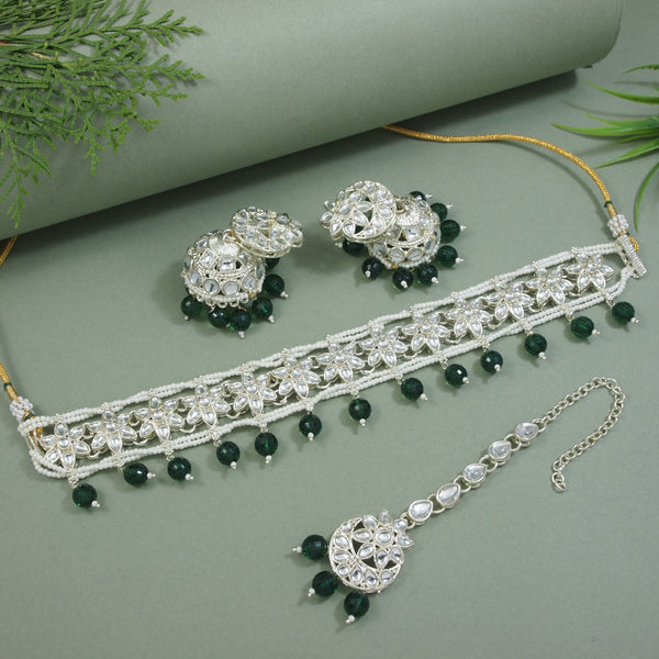 Sasha Green Choker Set