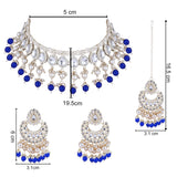 Ichha Blue Choker Set