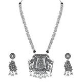 Shloka White Necklace Set