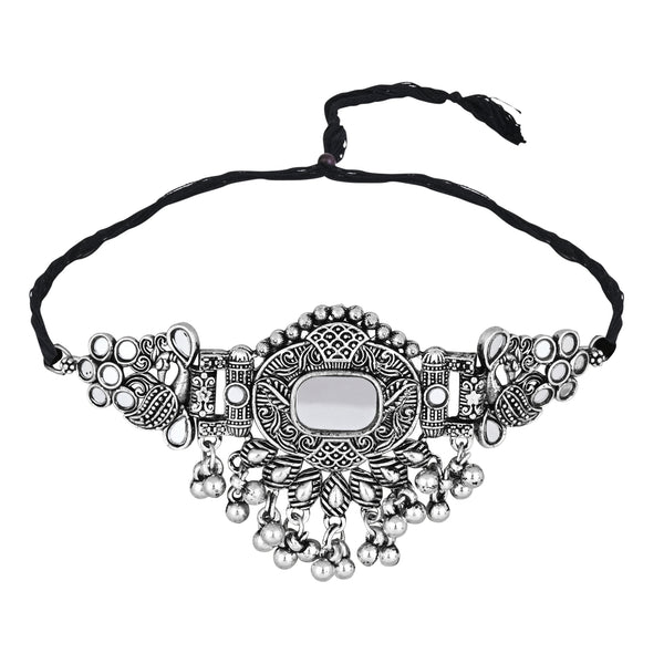 Raviya Oxidised Choker Set