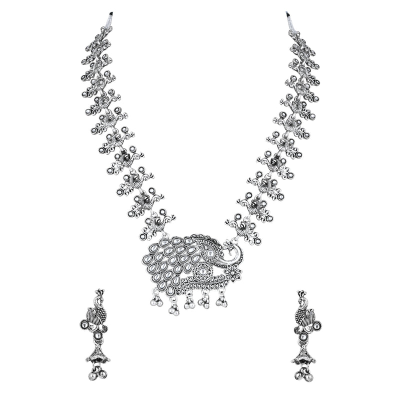 Seerat Oxidised Necklace Set