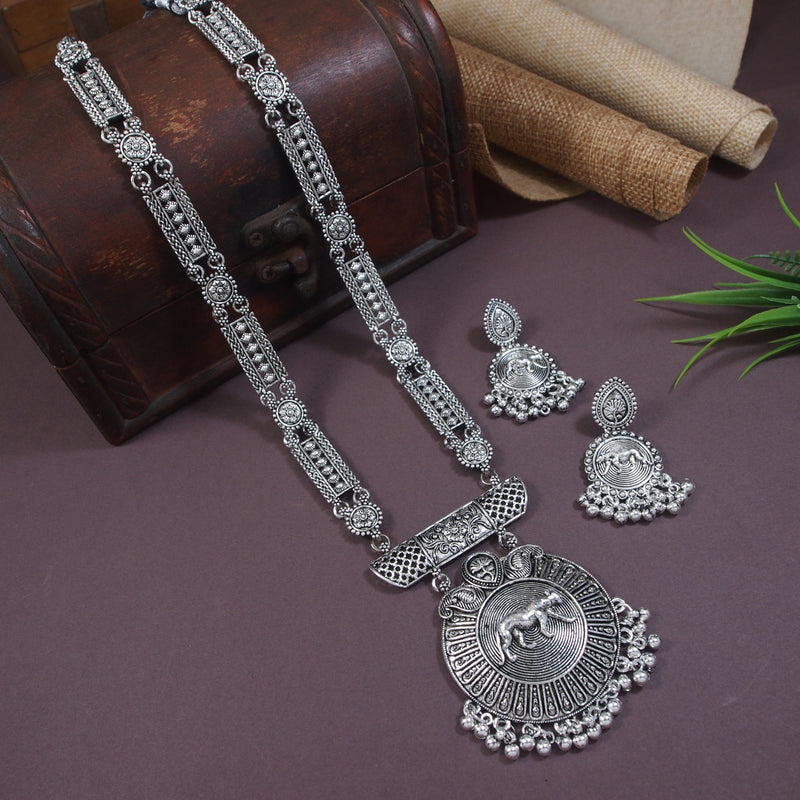 Sayuri Oxidised Necklace Set