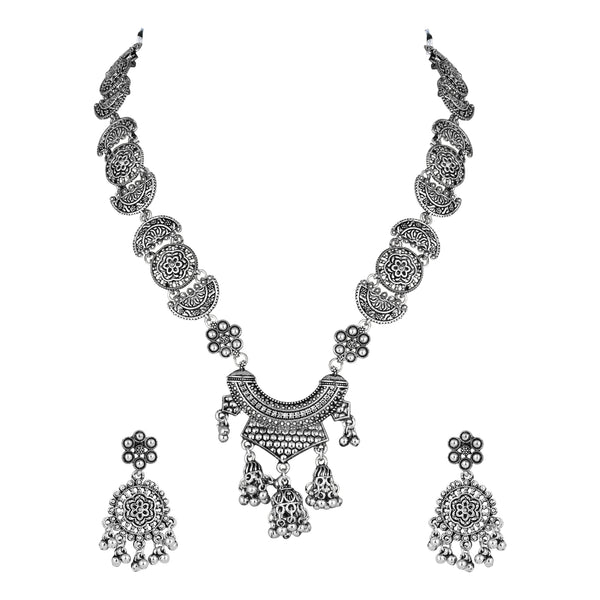 Nivya Oxidised Necklace Set