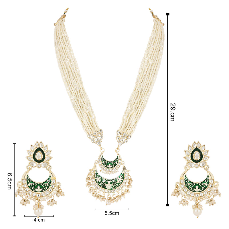 REVA Green Necklace Set