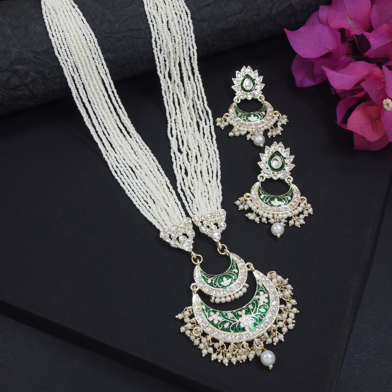 REVA Green Necklace Set