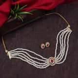 Anaya Pink Choker Set