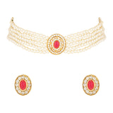 Anaya Pink Choker Set