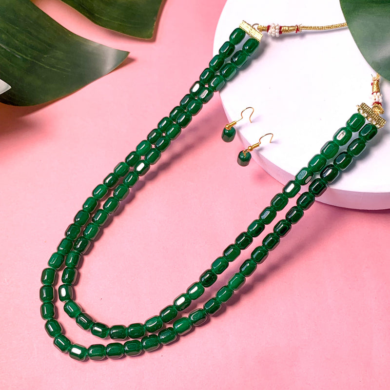 Khushi Green Necklace Set