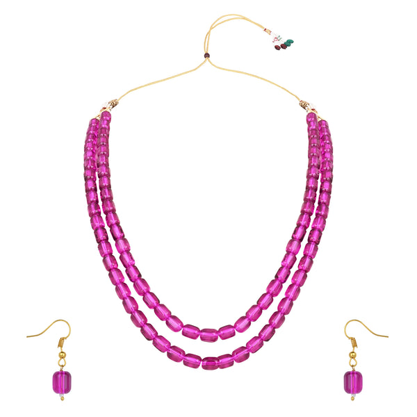 Khushi Wine Necklace Set