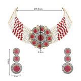 Aliaa Pink Choker Set