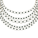 ISHA Green Pearl Necklace Set