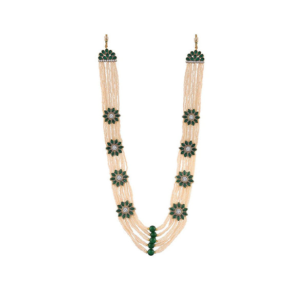 Ekadanta Green Pearl Mala