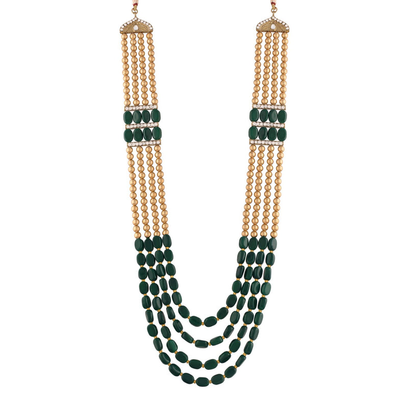 Gajakarna Green Pearl Mala