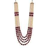 Gajakarna Maroon Pearl Mala