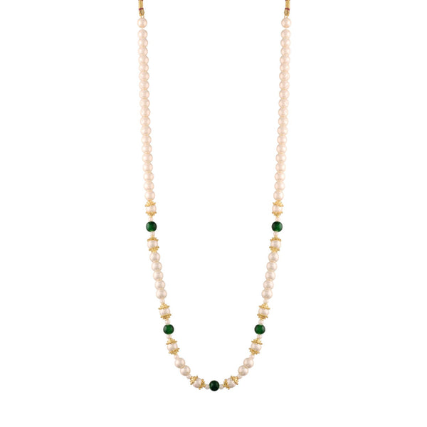 Haridra Green Pearl Mala